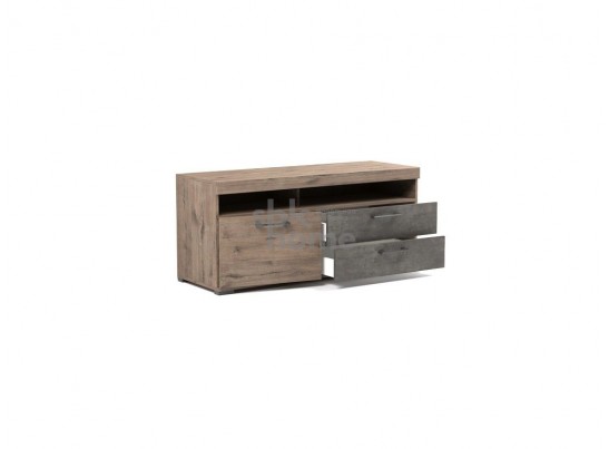 Тумба Д-4 под ТВ, Денвер (1300*450*576) Дуб Веллингтон, 31407 в Кургане