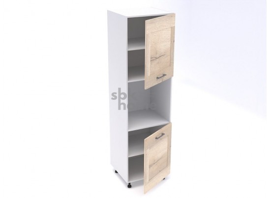 Пенал ПГ-60 под духовой шкаф, Дублин (600*570*2166) Дуб галифакс белый, 21663 в Кургане