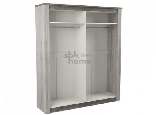 Шкаф 4-х дверный 2300, Денвер (1920*538*2300) Риббек серый, 11726 в Кургане