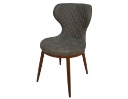 Стул темно-серый/металлические ножки 