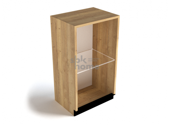 Шкаф со стеклом ШСТ-40, Сити (400*320*720) Дуб Галифакс натуральный, 20827 в Кургане