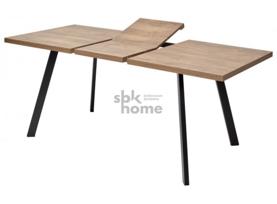 Стол BRICK M 140 Дуб Канзас/ каркас черный (1400*850*750), 921954 в Кургане