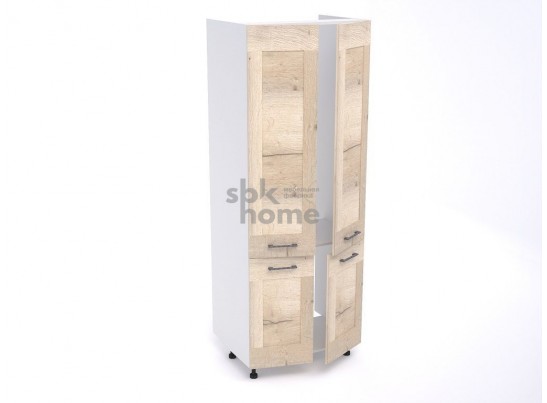 Пенал П-2, Дублин (800*570*2166) Дуб галифакс белый, 21670 в Кургане