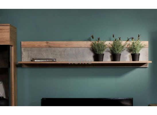 Полка Д-7 навесная, Денвер (1300*220*270) Дуб Веллингтон, 31410 в Кургане