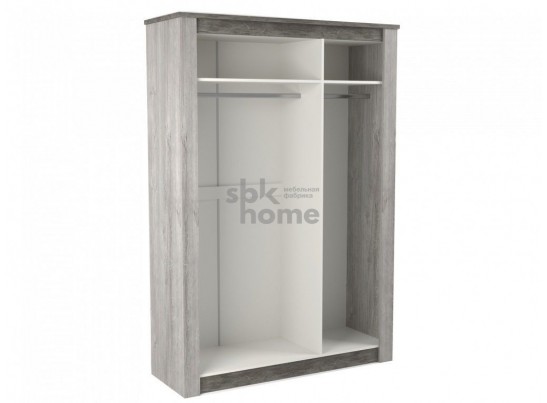 Шкаф 3-х дверный 2300, Денвер (1520*538*2300) Риббек серый, 11725 в Кургане