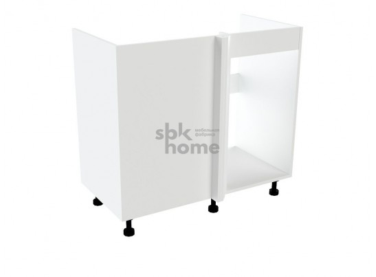 Стол под мойку угловой СМУ-100 п, Бьянка (900*470*820) Белый, 21113 в Кургане