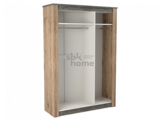 Шкаф 3-х дверный 2300, Денвер (1520*538*2300) Дуб Веллингтон, 11822 в Кургане