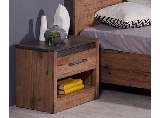 Тумба прикроватная NEW, Денвер (500*381*450) Дуб Веллингтон, 11817 в Кургане
