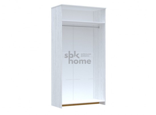 Шкаф для одежды 2-х дверный, Кантри (1124*556*2104) Сосна Андерсен, Орех Риббек натуральный, 31006 в Кургане