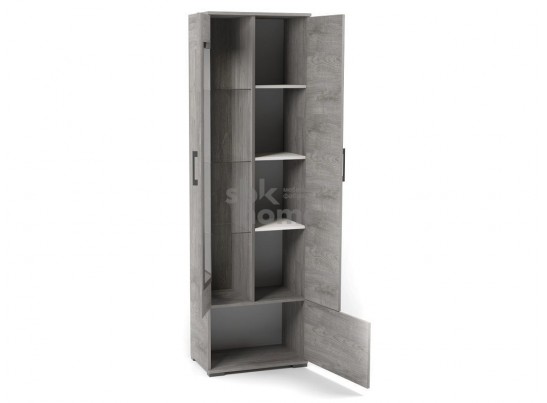 Пенал Д-3п со стеклом правый, Денвер (600*377*2020) Риббек серый, 31306 в Кургане