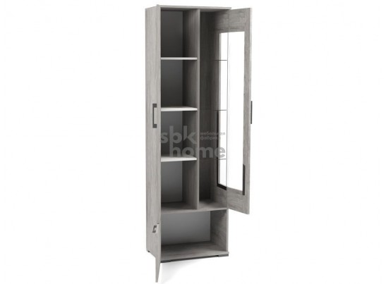 Пенал Д-3л со стеклом левый, Денвер (600*377*2020) Риббек серый, 31305 в Кургане