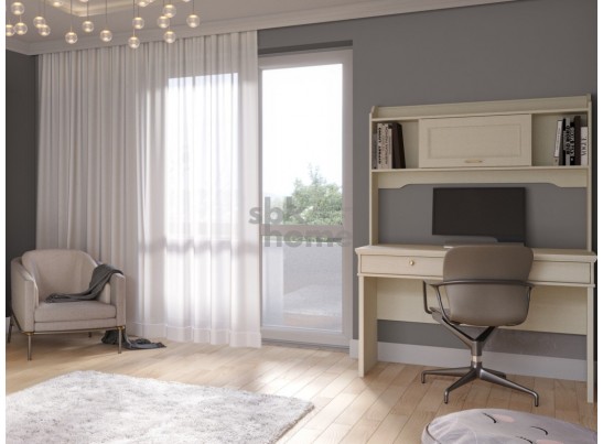 Надстройка стола письменного, Сиена (1284*274*965) Береза бежевая, 31807 в Кургане