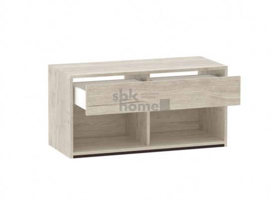 Тумба 900 ПМ-6 низкая, Мале (900*384*444) Дуб галифакс белый, 50505 в Кургане