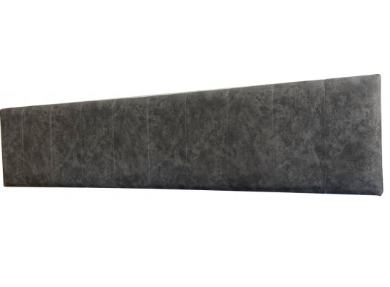 Мягкая вставка изголовья кровати Люкс 1600 (цельная), Денвер (1560*365*60) Серый, 933187 в Кургане