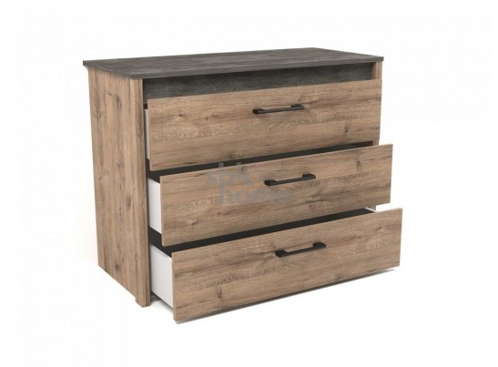 Комод малый NEW, Денвер (970*435*750) Дуб Веллингтон, 11815 в Кургане