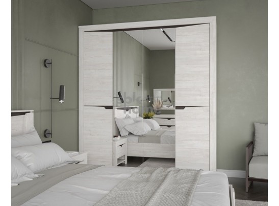 Шкаф 4-х дверный 2200 Prime, Гарда (1970*520*2200) Дуб Винтерберг, 12410 в Кургане