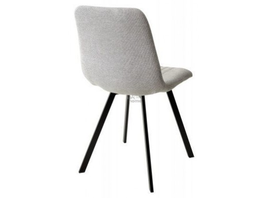 Стул галечный серый/каркас черный, ELVIS (460*550*890) Серый, 925636 в Кургане