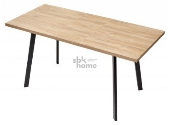 Стол ФИН Дуб Канзас/каркас черный (1200*700*750), 925639 в Кургане