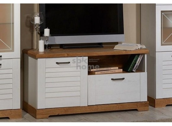 Тумба под ТВ, Кантри (1236*534*634) Сосна Андерсен, Орех Риббек натуральный, 31003 в Кургане