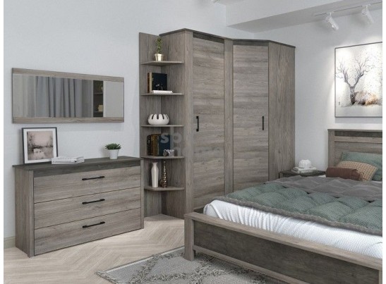 Зеркало NEW, Денвер (1290*20*600) Риббек серый, 11740 в Кургане