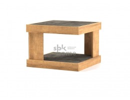 Стол  журнальный, Лайт (602*602*450) Риббек Натуральный, 60603