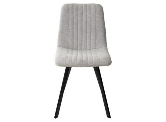 Стул галечный серый/каркас черный, ELVIS (460*550*890) Серый, 925636 в Кургане