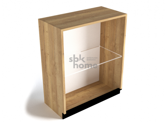 Шкаф со стеклом ШСТ-60, Сити (600*320*720) Дуб Галифакс натуральный, 20828 в Кургане