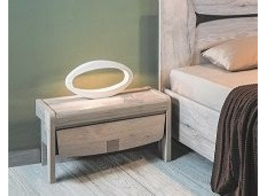 Тумба прикроватная, Мале (544*400*355) Дуб галифакс белый, 11209 в Кургане