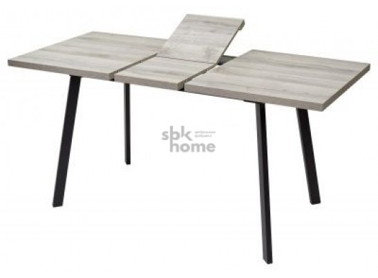 Стол Дуб Шерман серый/каркас черный, ФИН (1200*700*750), 925638 в Кургане