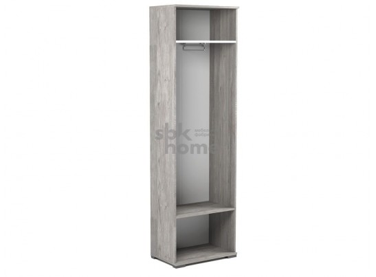 Шкаф Д-2 для одежды, Денвер (600*380*2020) Риббек серый, 31303 в Кургане
