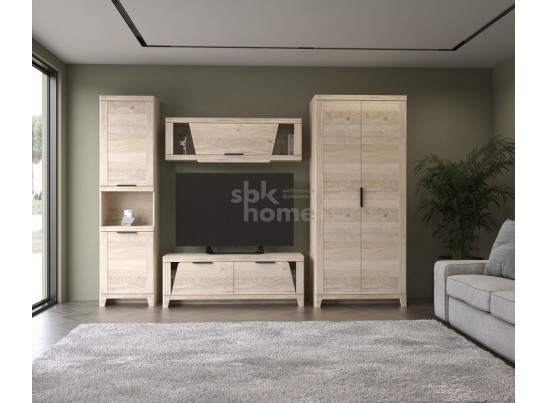 Шкаф-полка навесной, Юта (1400*269*455) Дуб Мария, 31711 в Кургане