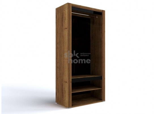 Шкаф Б-1 для одежды, Бруна (1000*524*2102) Дуб галифакс Табак, 30101 в Кургане