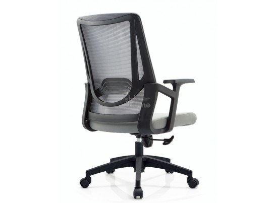 Кресло офисное,вращающееся LJ-2201В GREY (610*500*1070), LJ-2201В GREY ИМП в Кургане