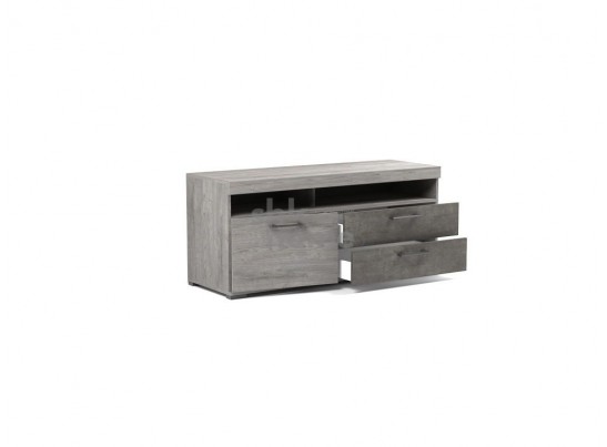 Тумба Д-4 под ТВ, Денвер (1300*450*576) Риббек серый, 31307 в Кургане