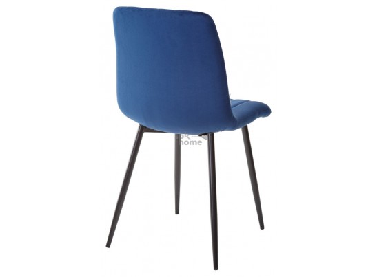 Стул синий/G062-49/каркас черный, DUBLIN (450*560*880) Синий, UDC7066G06249 в Кургане