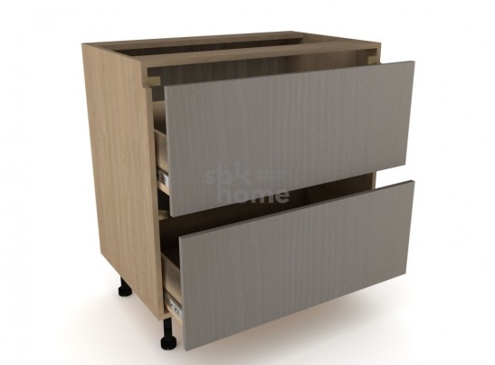 Стол с ящиками "Женева" 80 Дуб Палермо/Серый камень в Кургане