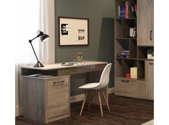 Стол письменный, Денвер (1300*600*780) Риббек серый, 11734 в Кургане