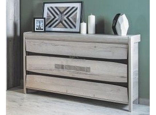 Комод, Мале (1244*434*834) Дуб галифакс белый, 11203 в Кургане