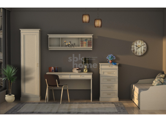 Шкаф для одежды 1-но дверный, Сиена (595*406*2100) Береза бежевая, 31803 в Кургане