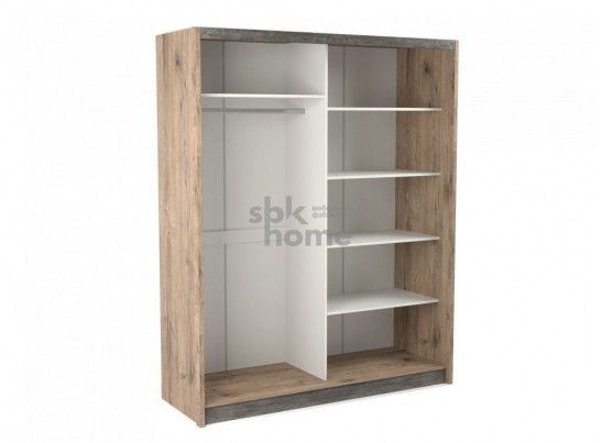 Шкаф-купе 2-х дверный 2200, Денвер (1778*631*2200) Дуб Веллингтон, 11814 в Кургане