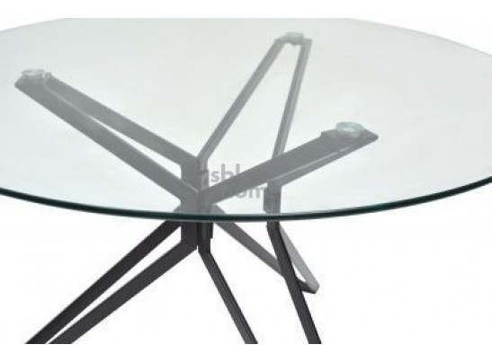 Стол VENETO прозрачное стекло (XS-DT003) (1100*1100*750), 2330 в Кургане