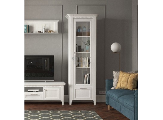 Пенал со стеклом, Клер (746*458*2054) Сосна Андерсен, 31501 в Кургане