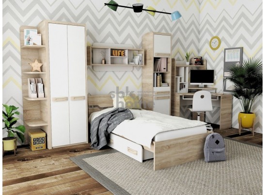 Стол компьютерный угловой, Чемпион (1002*1002*1545) Бардолино/Вудлайн, 40107 в Кургане