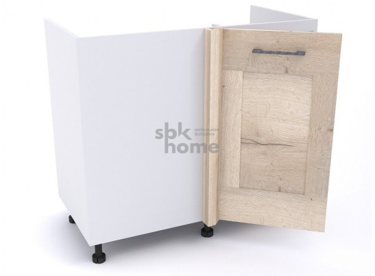 Стол под мойку угловой СМУ-100 правый, Дублин (900*470*820) Дуб галифакс белый, 21615 в Кургане