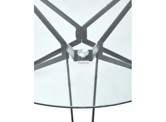 Стол VENETO прозрачное стекло (XS-DT003) (1100*1100*750), 2330 в Кургане