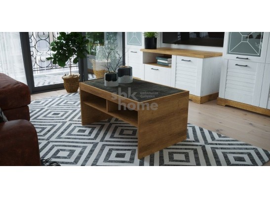 Стол журнальный №3, Честер (868*520*450) Риббек Натуральный, 60509 в Кургане