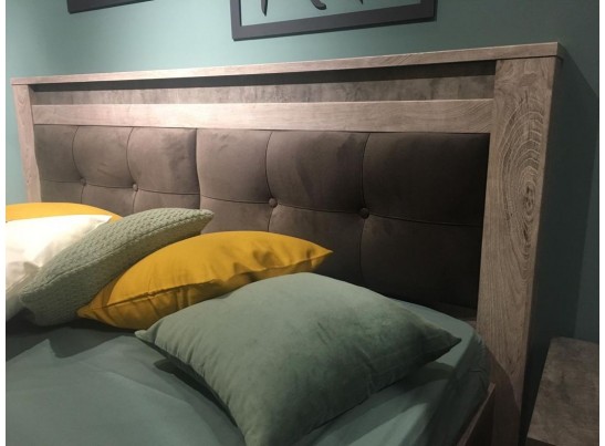 Мягкая вставка изголовья кровати Люкс 1600, Денвер (1560*365*60) Коричневый, 910513 в Кургане