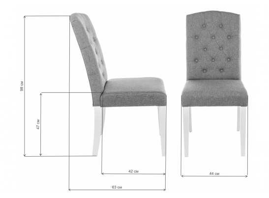 Стул Menson dark walnut / fabric brown в Кургане