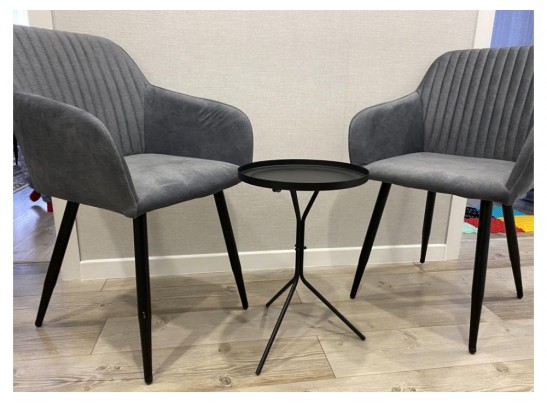 Журнальный столик SHT-CT11 черный муар в Кургане