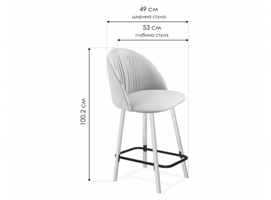 Полубарный стул SHT-ST35-1/S94-1 имперский желтый / прозрачный лак / черный муар в Кургане